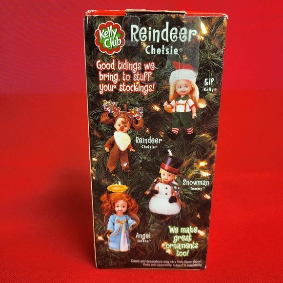 Reindeer Chelsie with Rudolph Nose Ornament Kelly Club Mattel 2001 - Picture 3 of 11